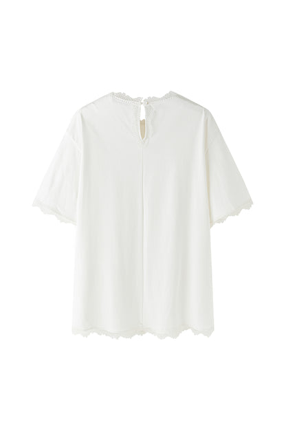 Eos lace trim T-shirt