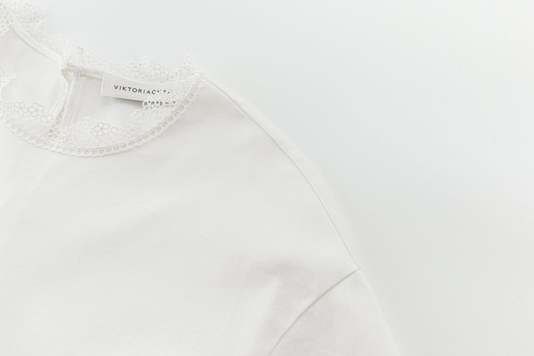 Eos lace trim T-shirt