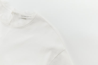 Eos lace trim T-shirt