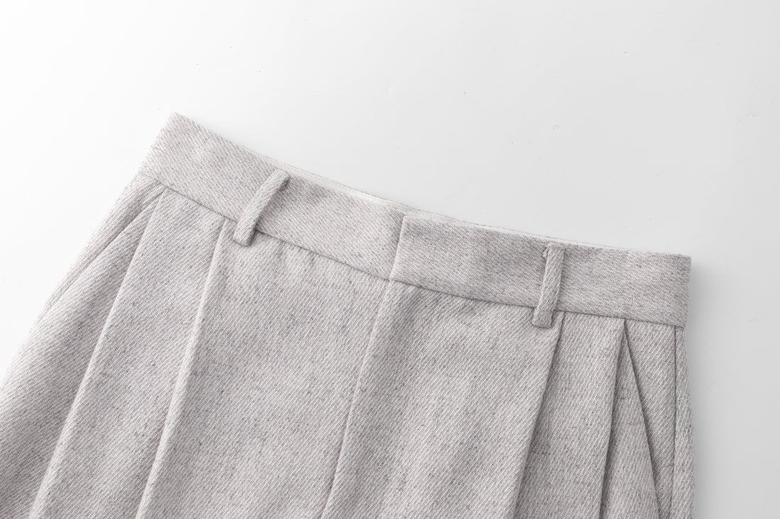 Willow pleated trousers