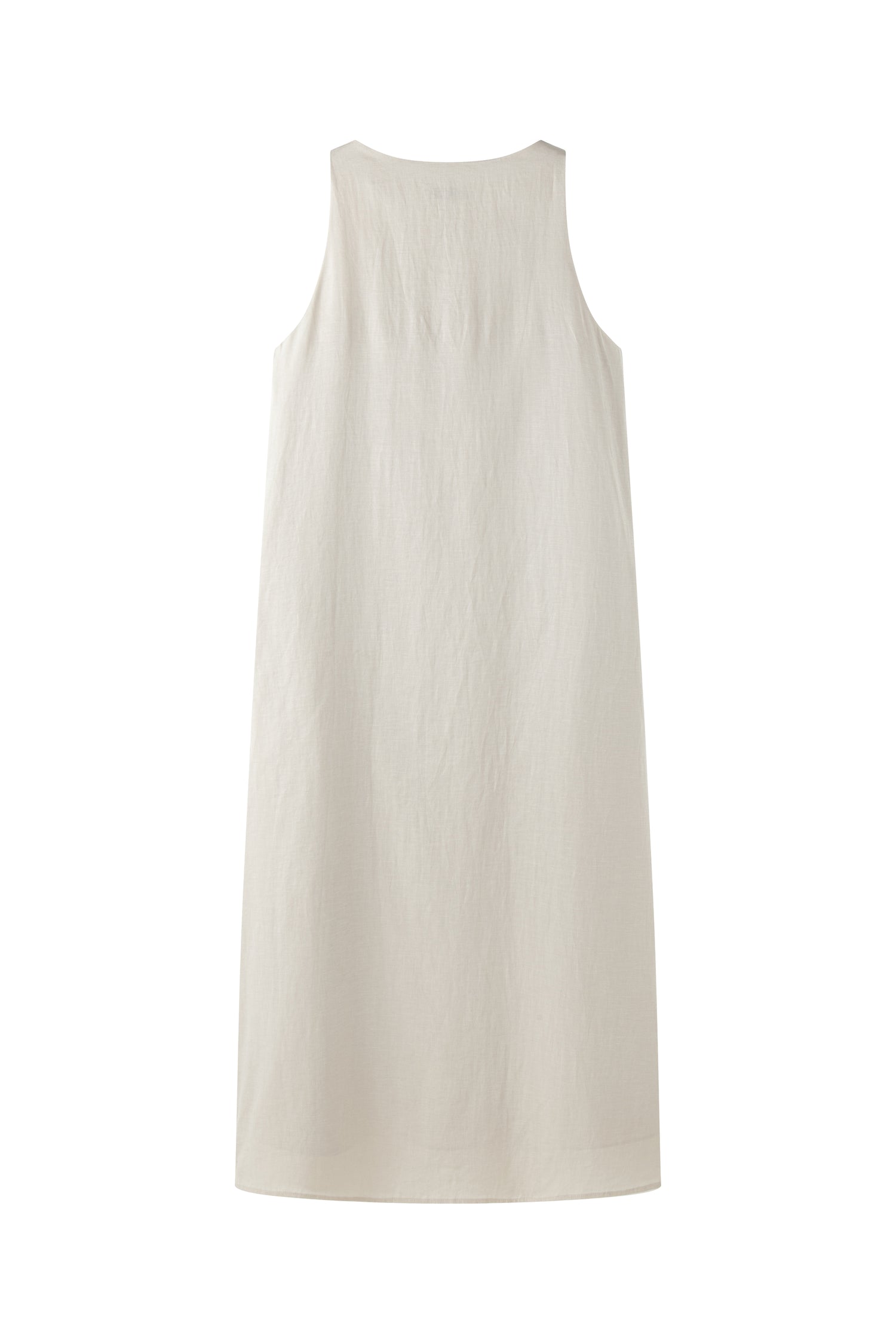 Kalida satin linen dress