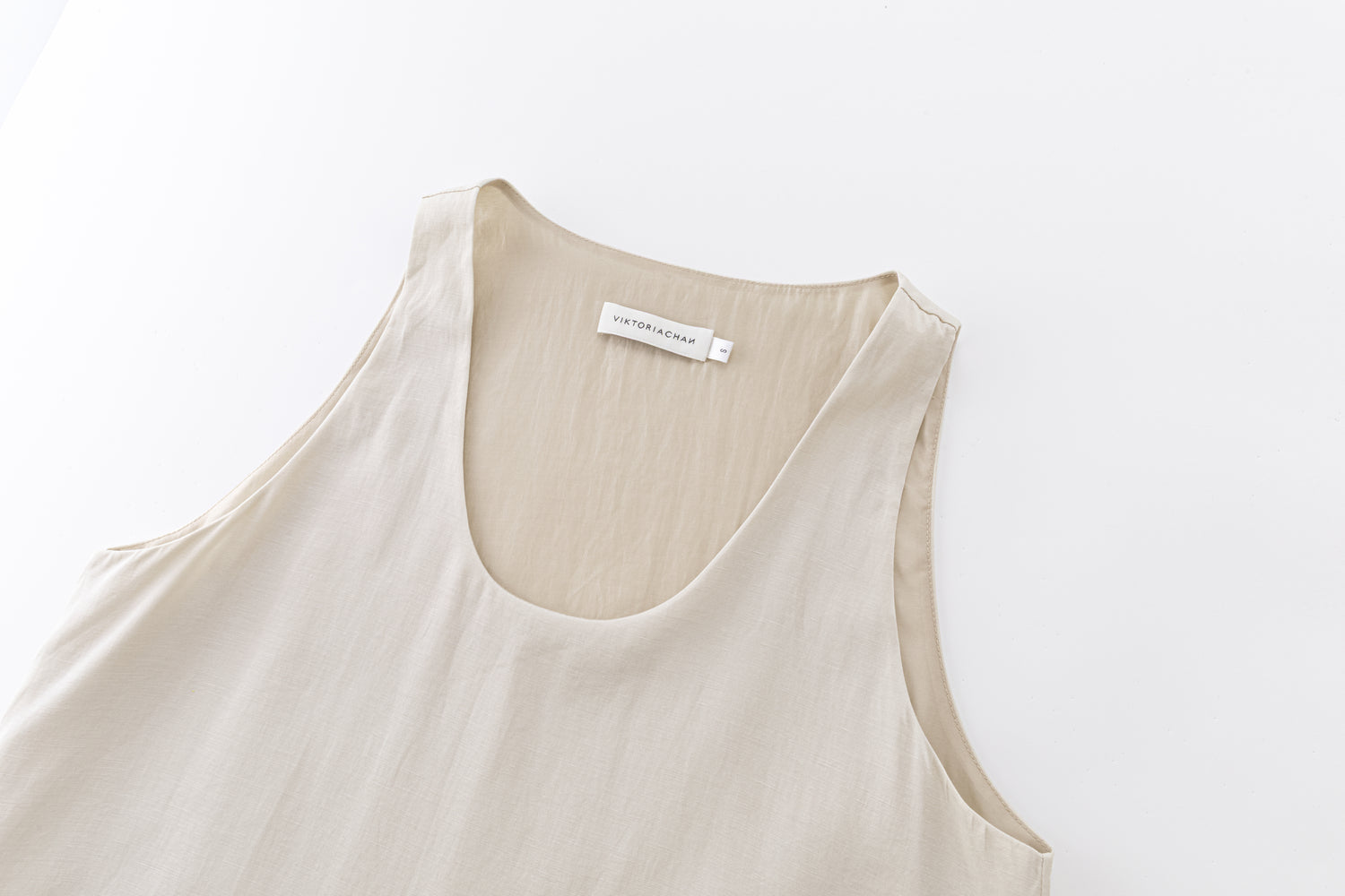 Kalida satin linen dress