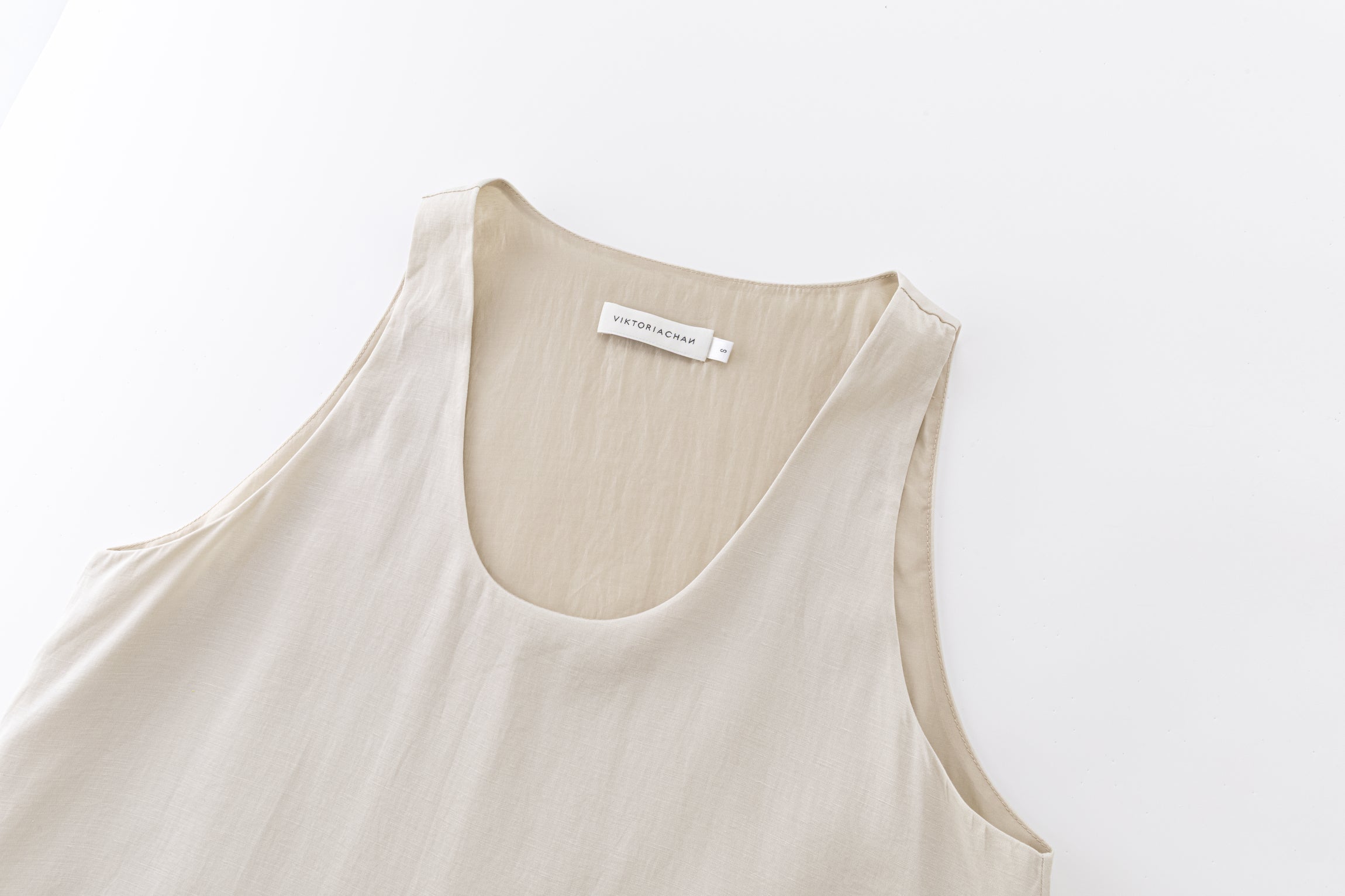 Kalida satin linen dress