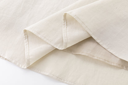 Kalida satin linen dress