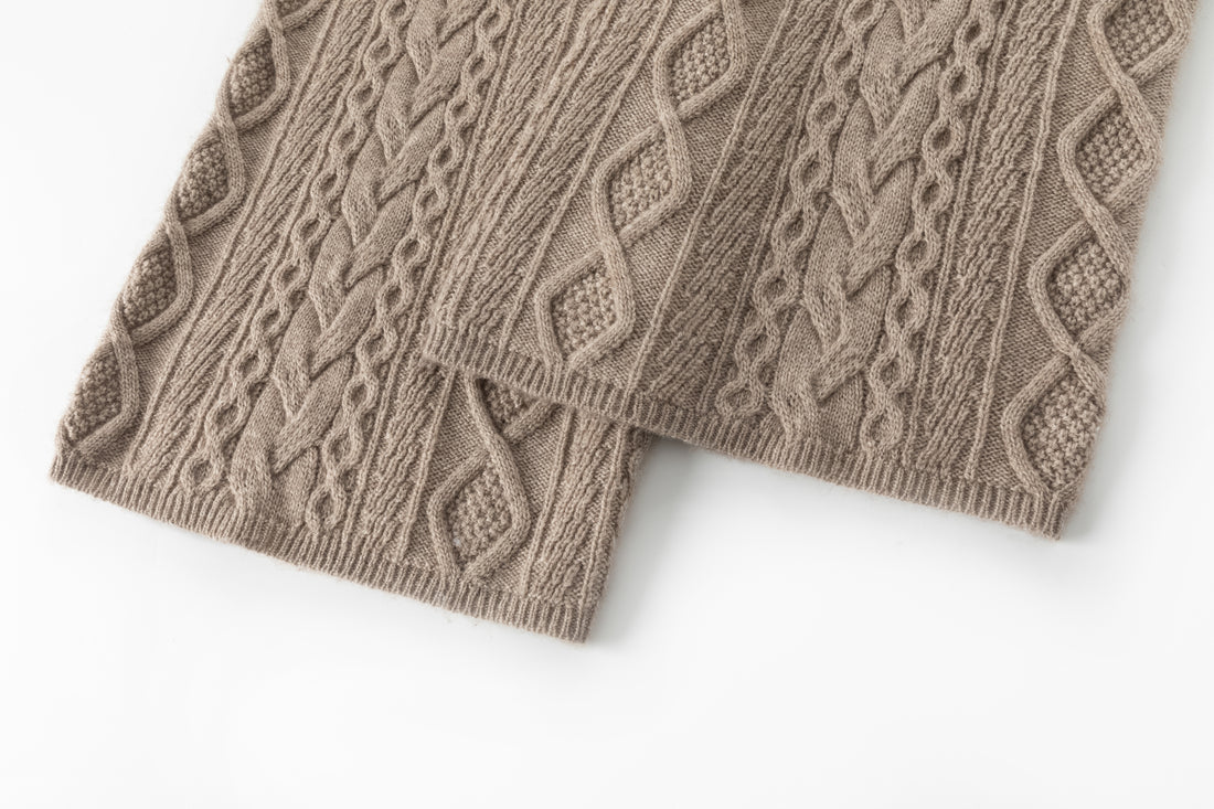 Rhea cable knit trousers