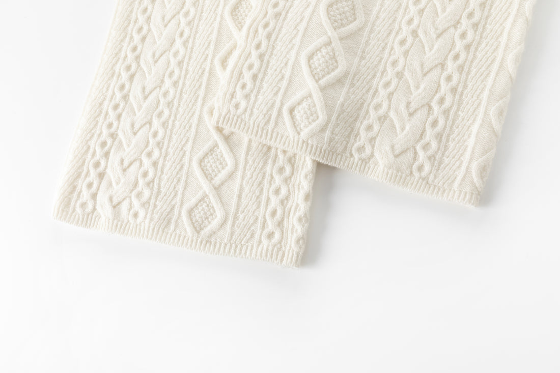 Rhea cable knit trousers