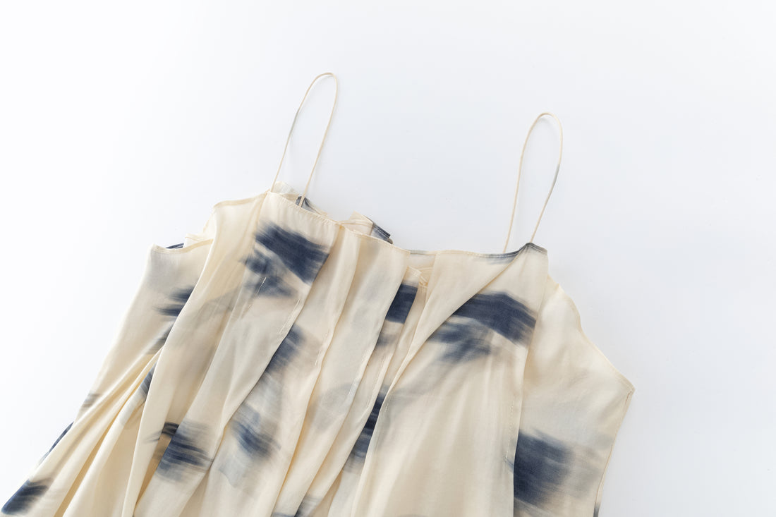 Nili gathered long dress