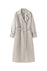 Nili linen silk trenchcoat