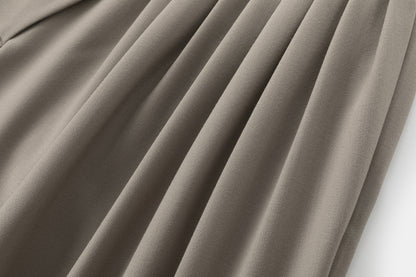 Larissa pleated wool trousers