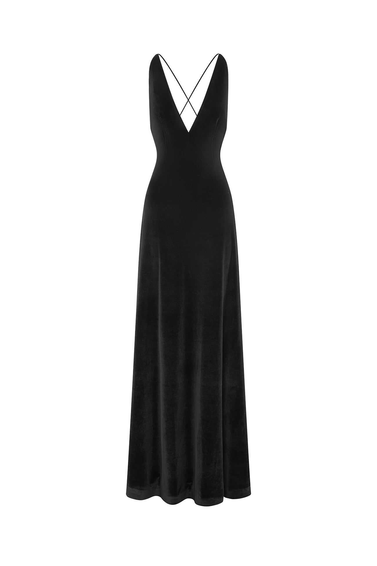 Gelina velvet gown