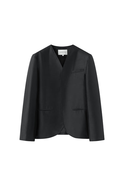 Asti wool silk blazer