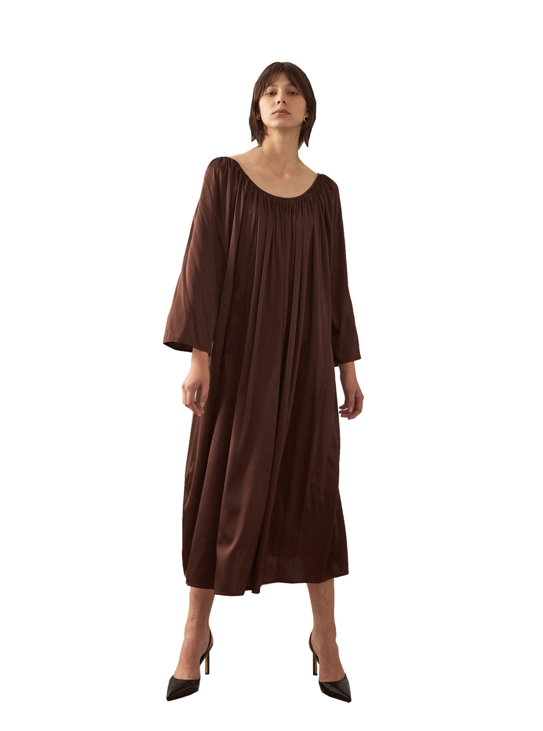 Amy silk oversized dress