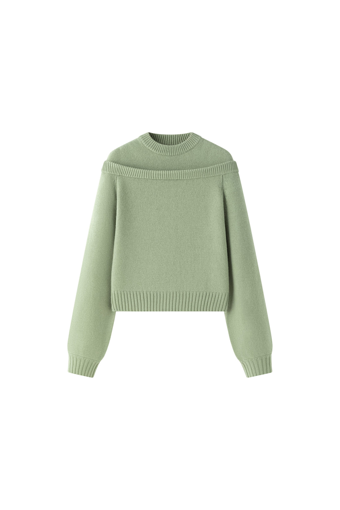 Atlas doubled neck knit