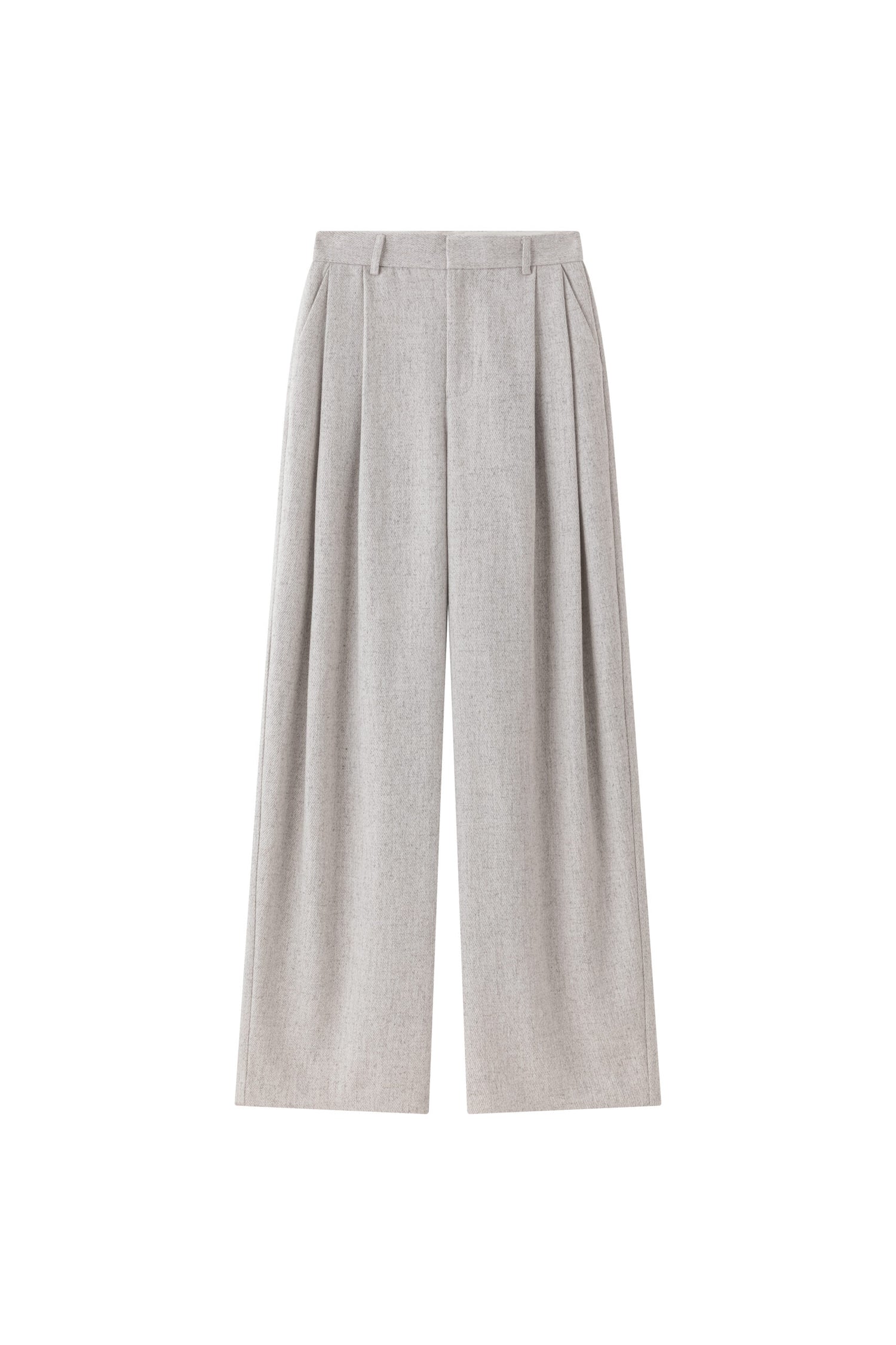 Willow pleated trousers