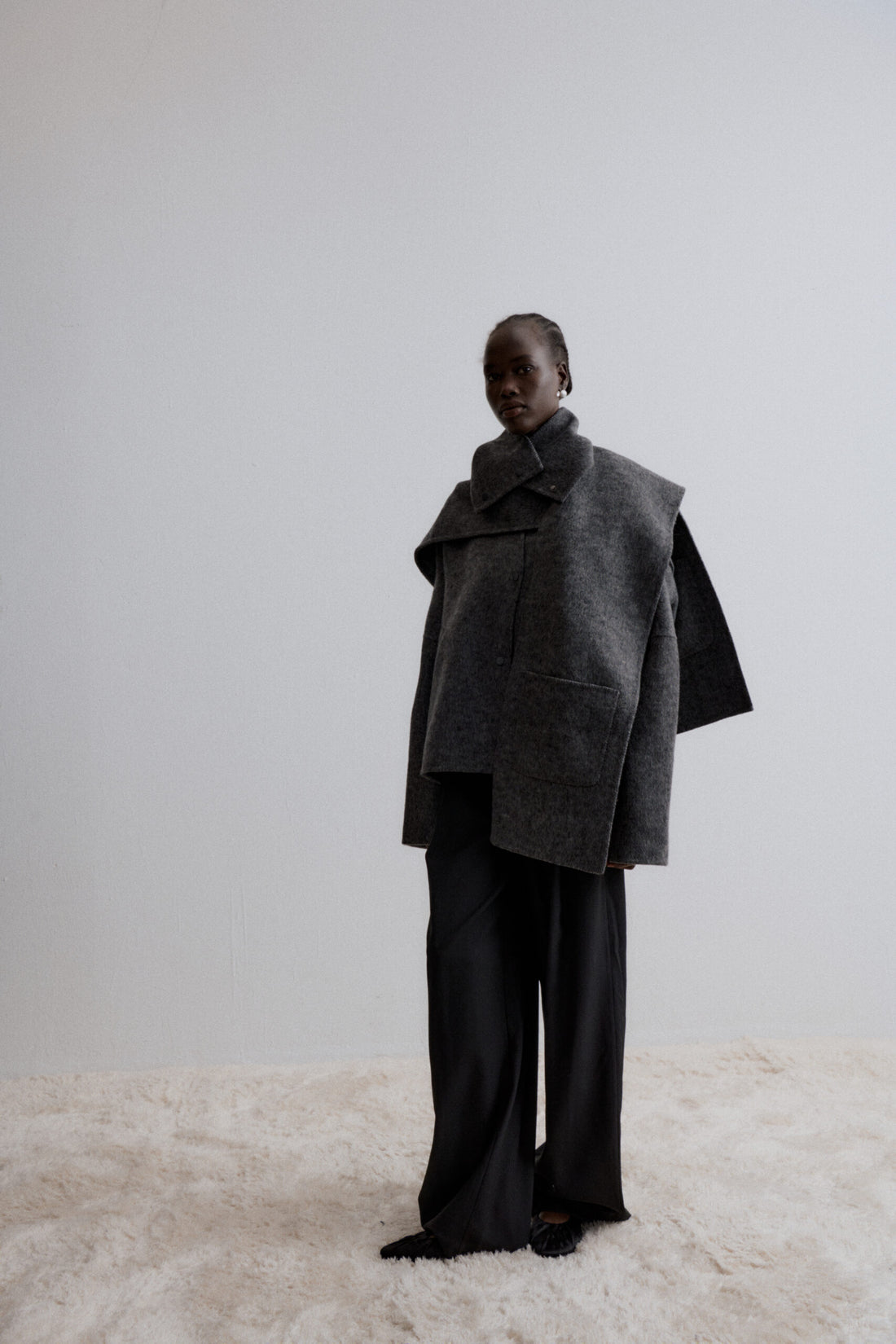 Atlas square cut coat