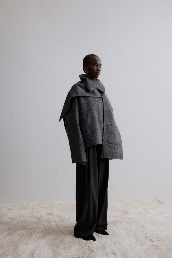 Atlas square cut coat