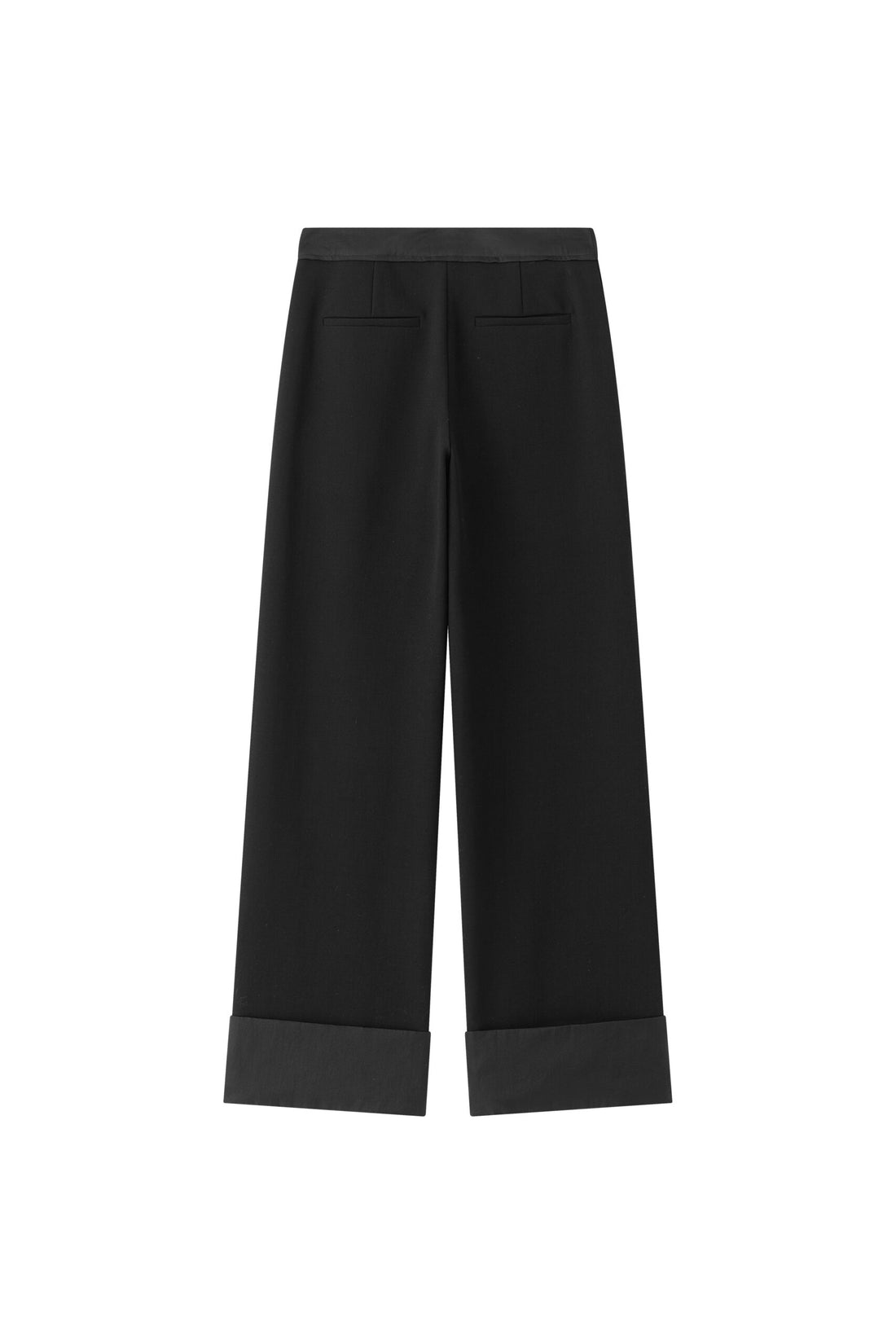 Cosmos wide leg wool trousers