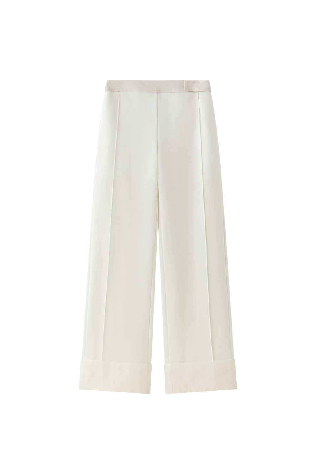 Cosmos wide leg wool trousers