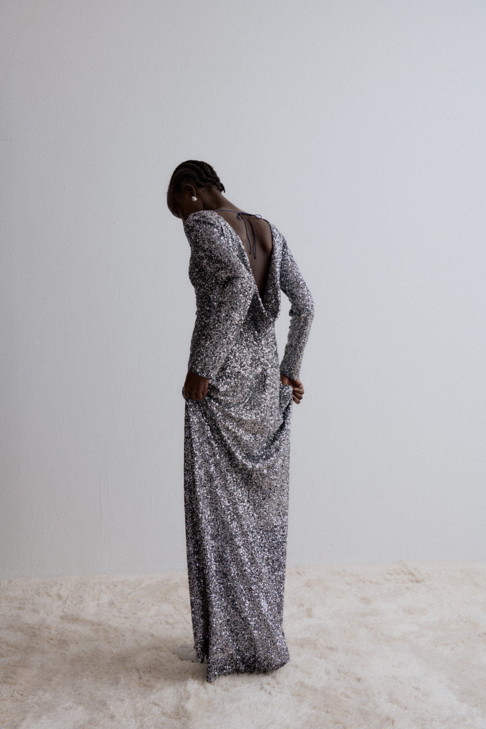 Berta sequin gown