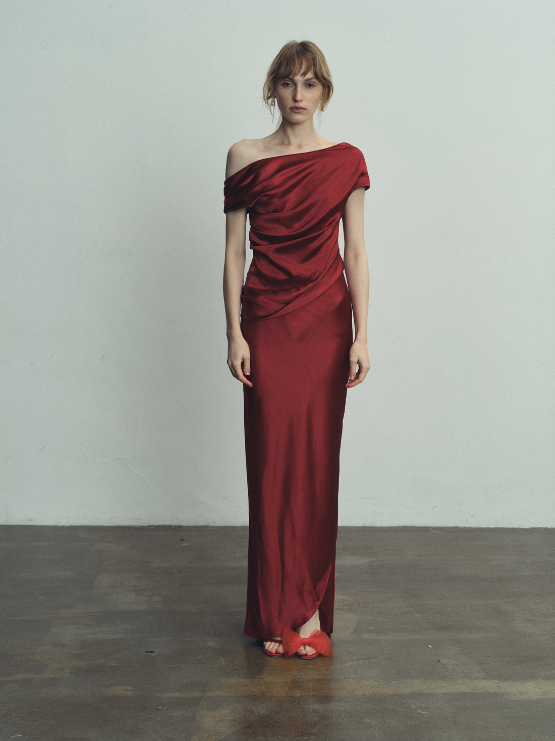 Aries structured gown