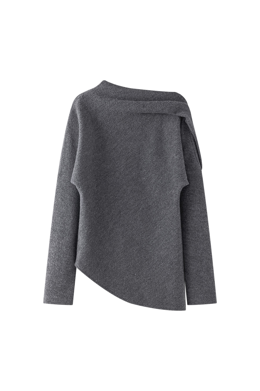 Rhea folded neckline blouse