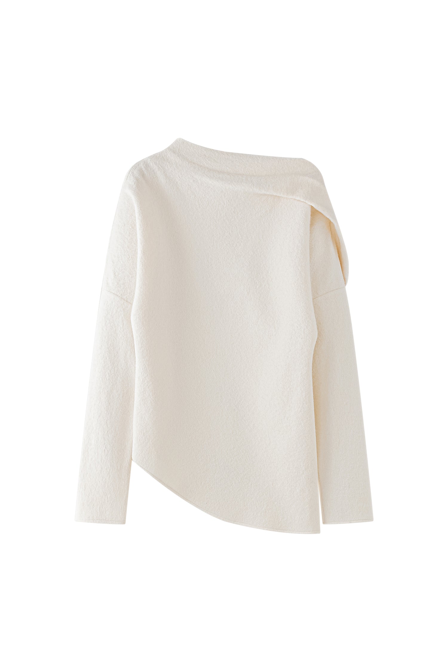 Rhea folded neckline blouse