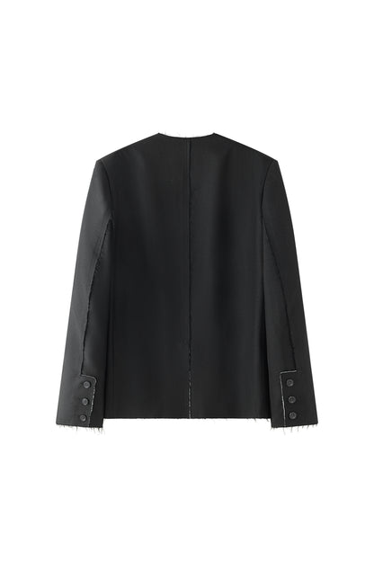 Juliet raw edge blazer