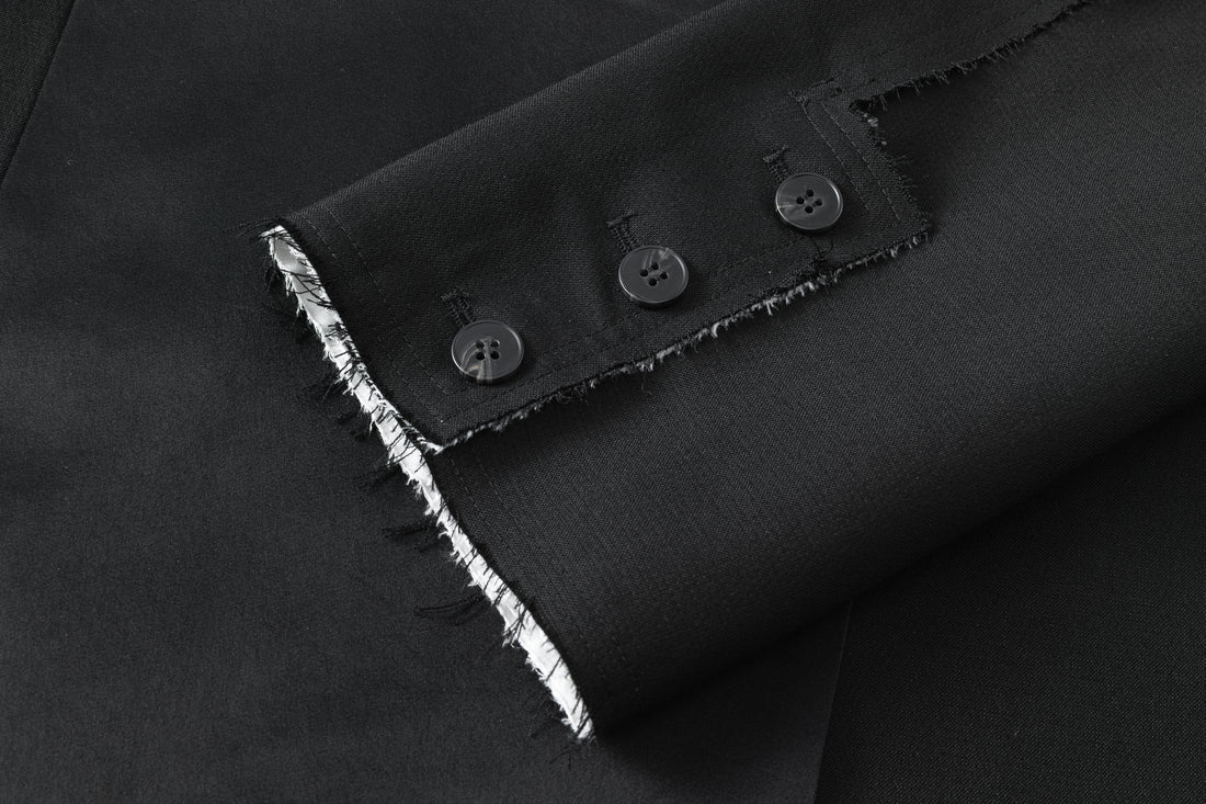 Juliet raw edge blazer