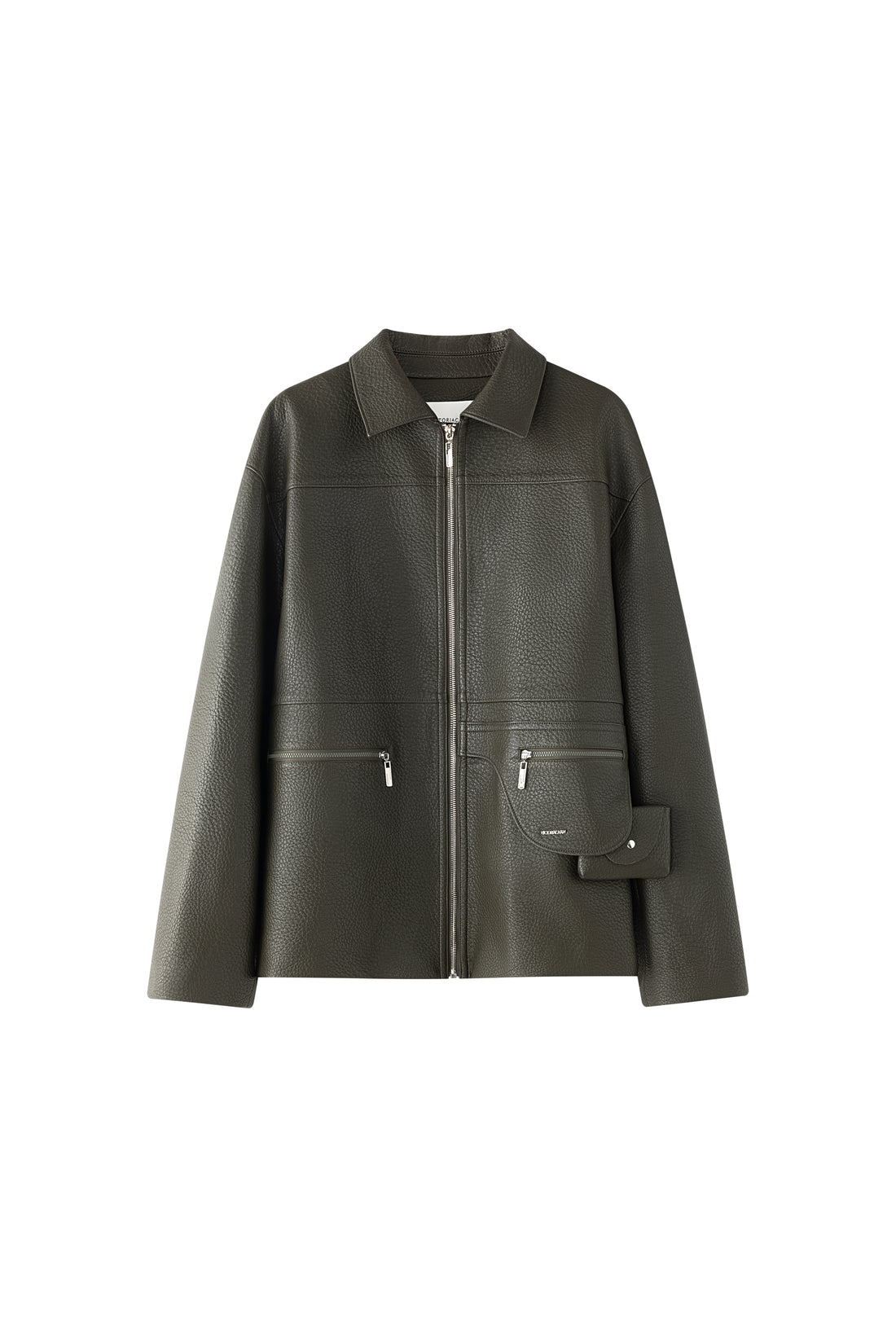 Cosmo midi leather jacket