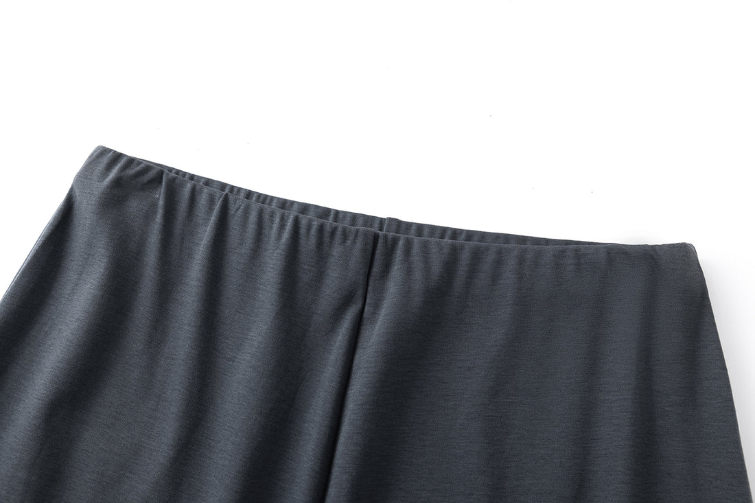 Lou draped jersey skirt