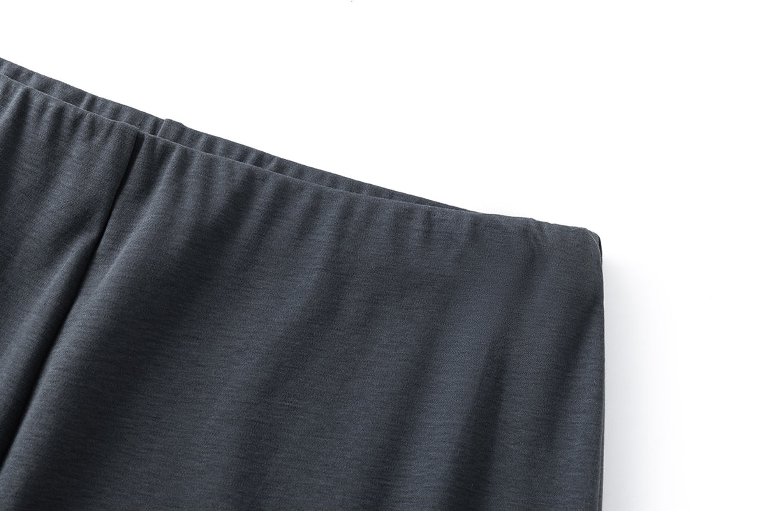 Lou draped jersey skirt