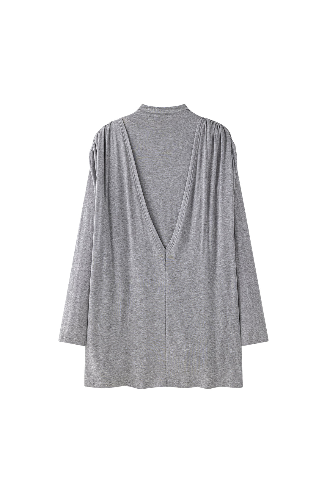 Portia gathered jersey top