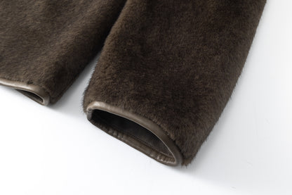Araki midi fur coat