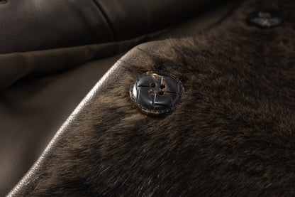 Araki midi fur coat