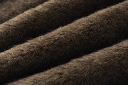 Araki midi fur coat