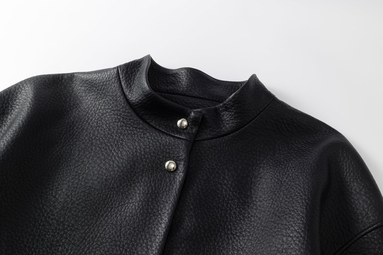 Cosmo long leather jacket