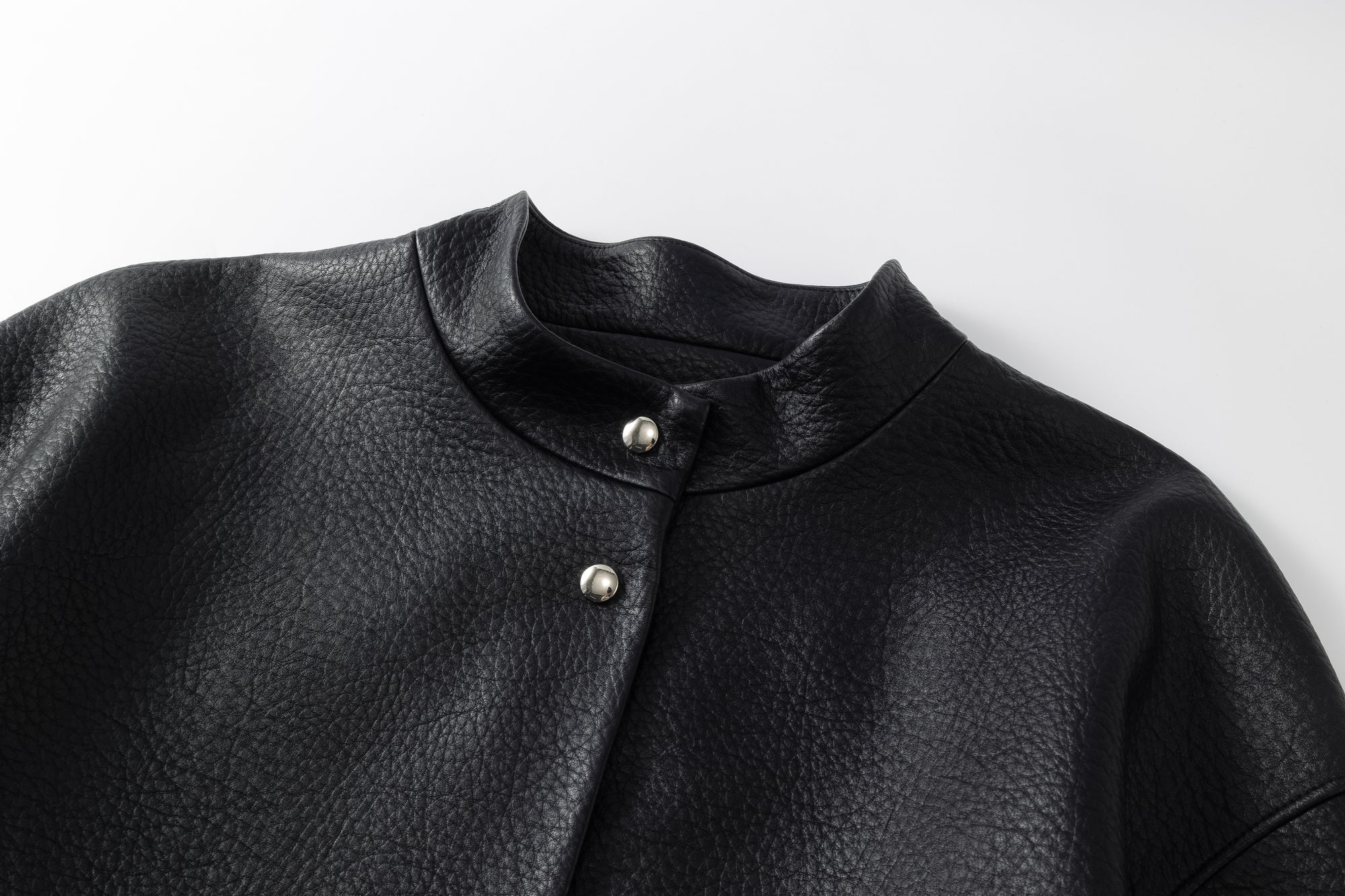 Cosmo long leather jacket
