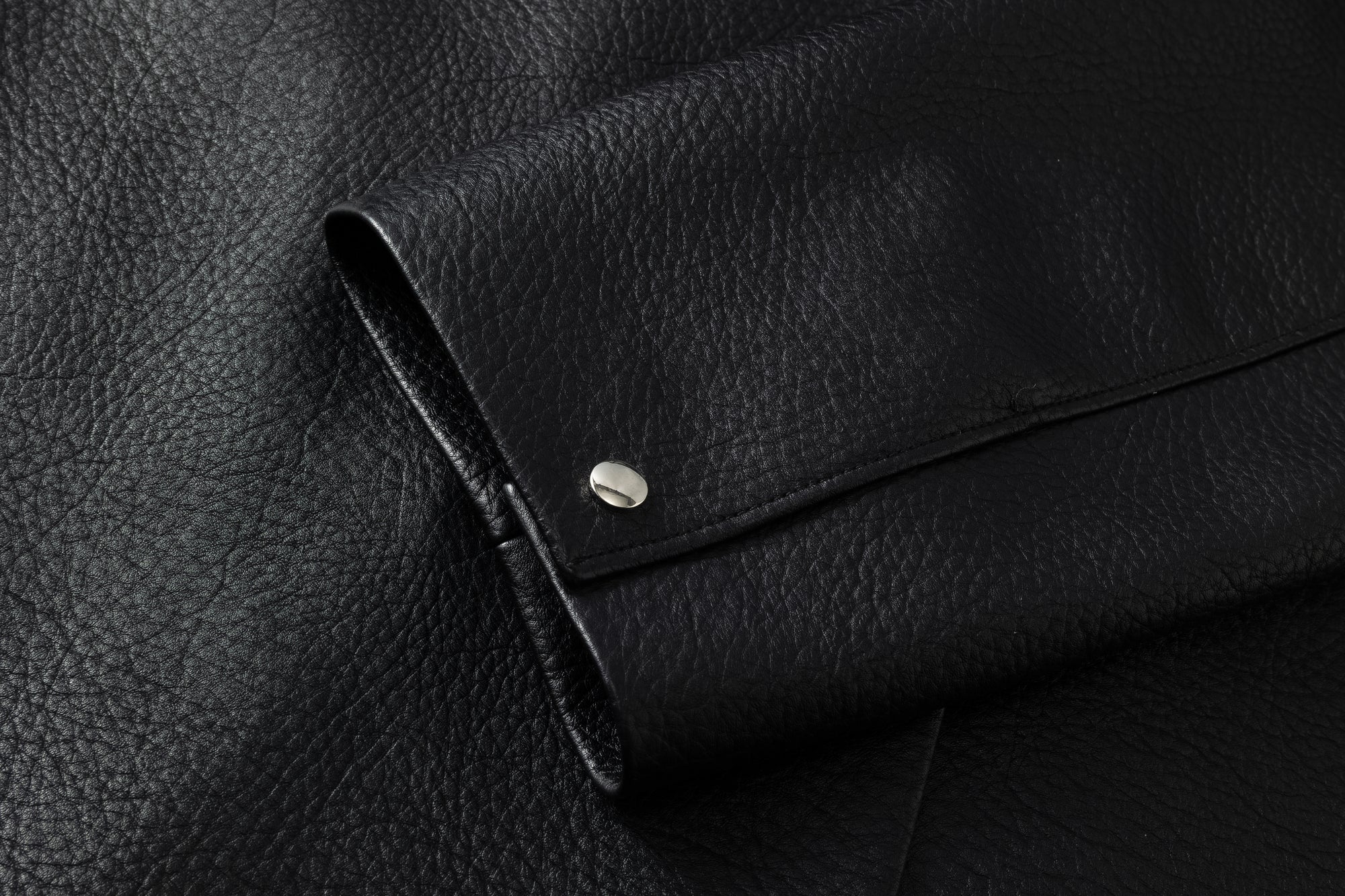 Cosmo long leather jacket