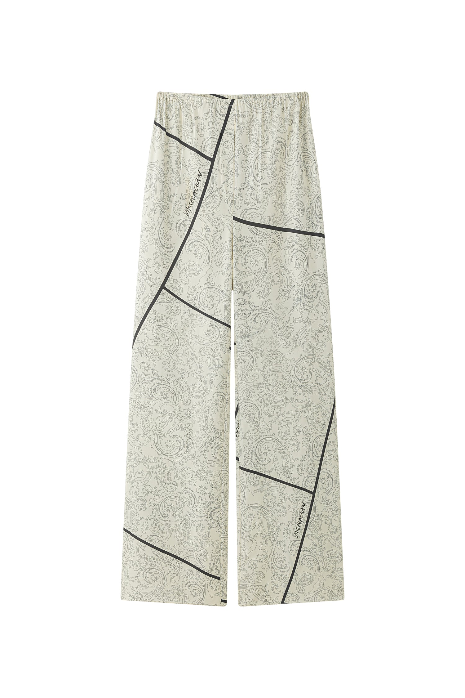 Roma silk trousers