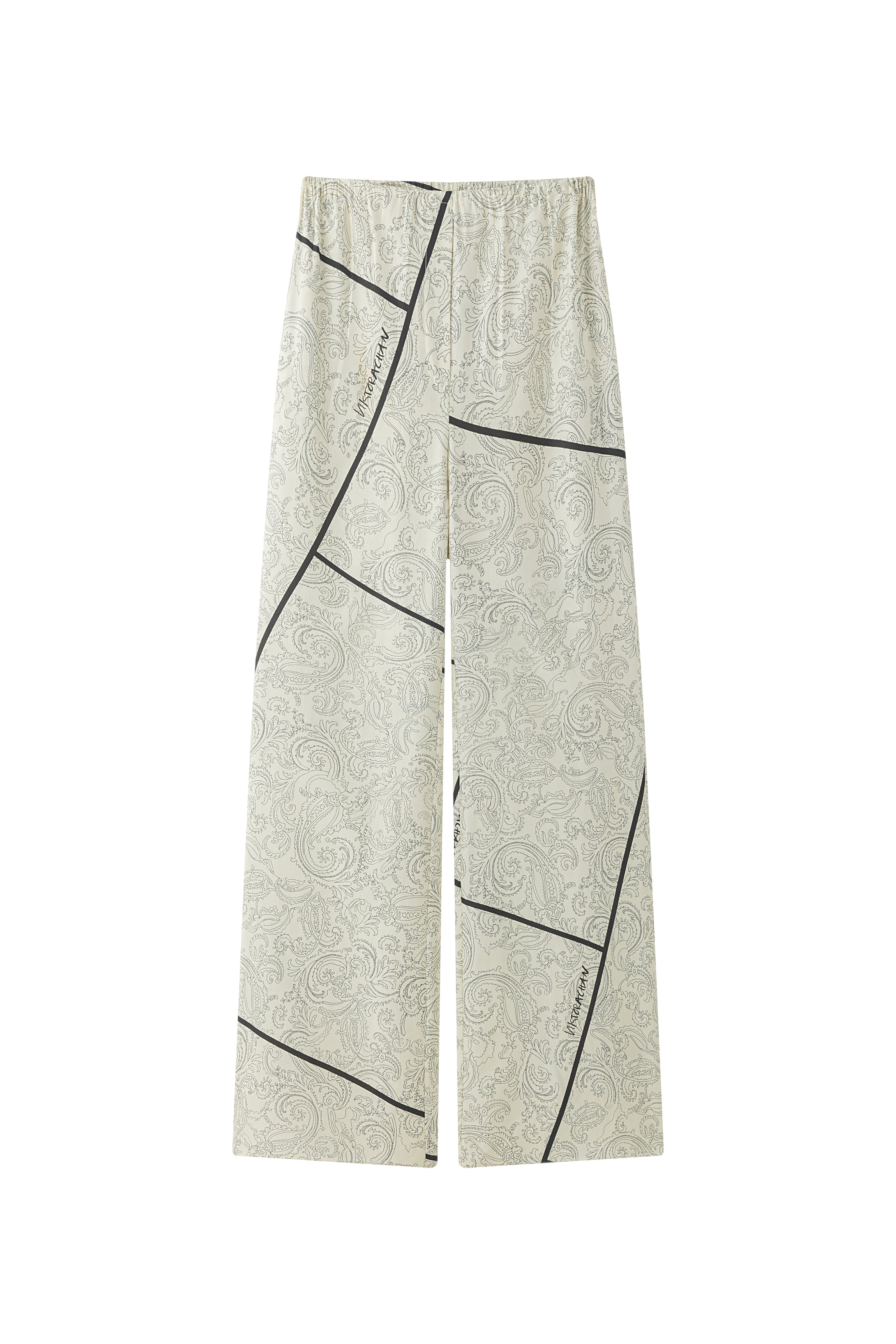 Roma silk trousers