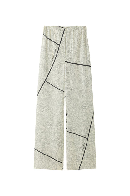 Roma silk trousers