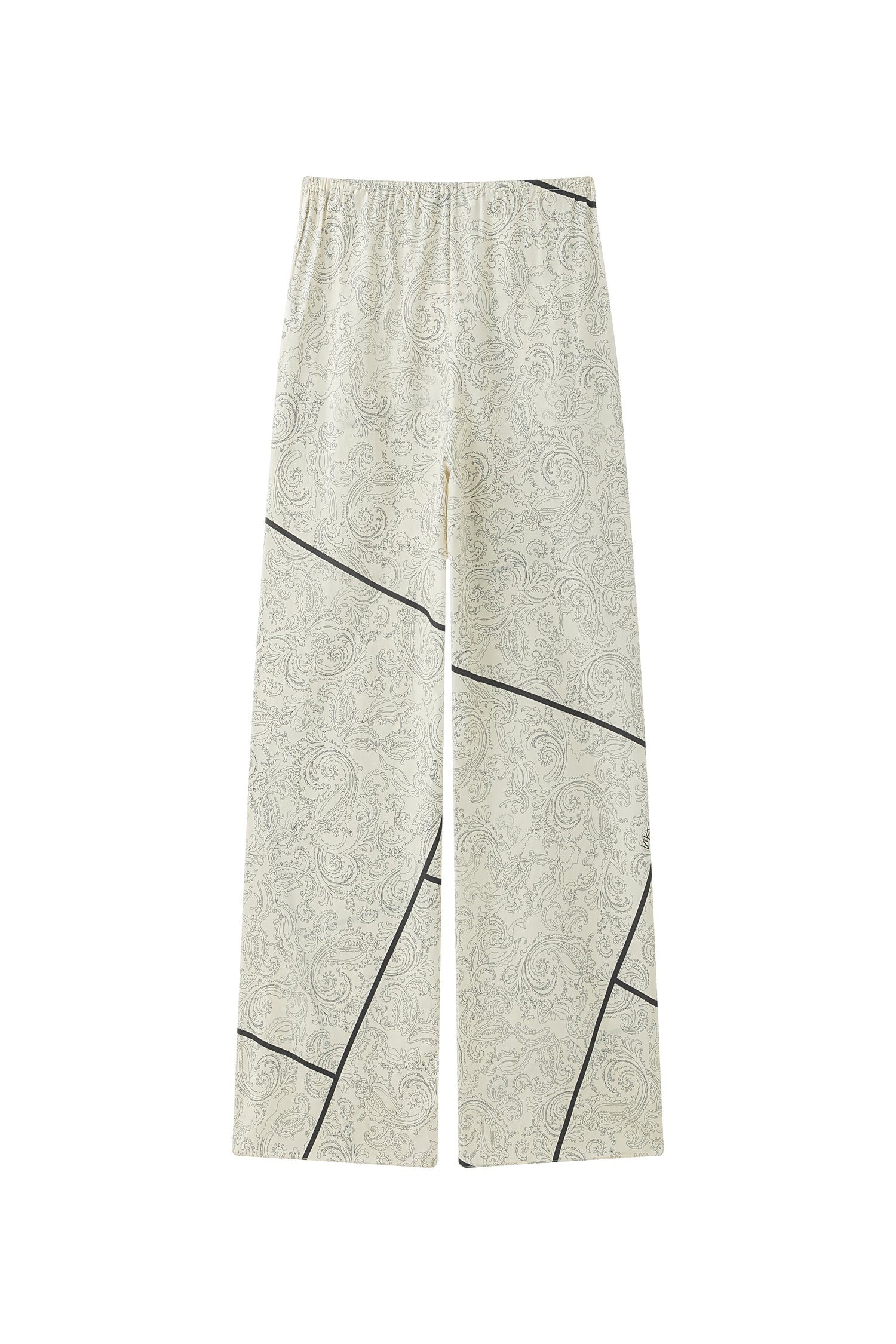 Roma silk trousers