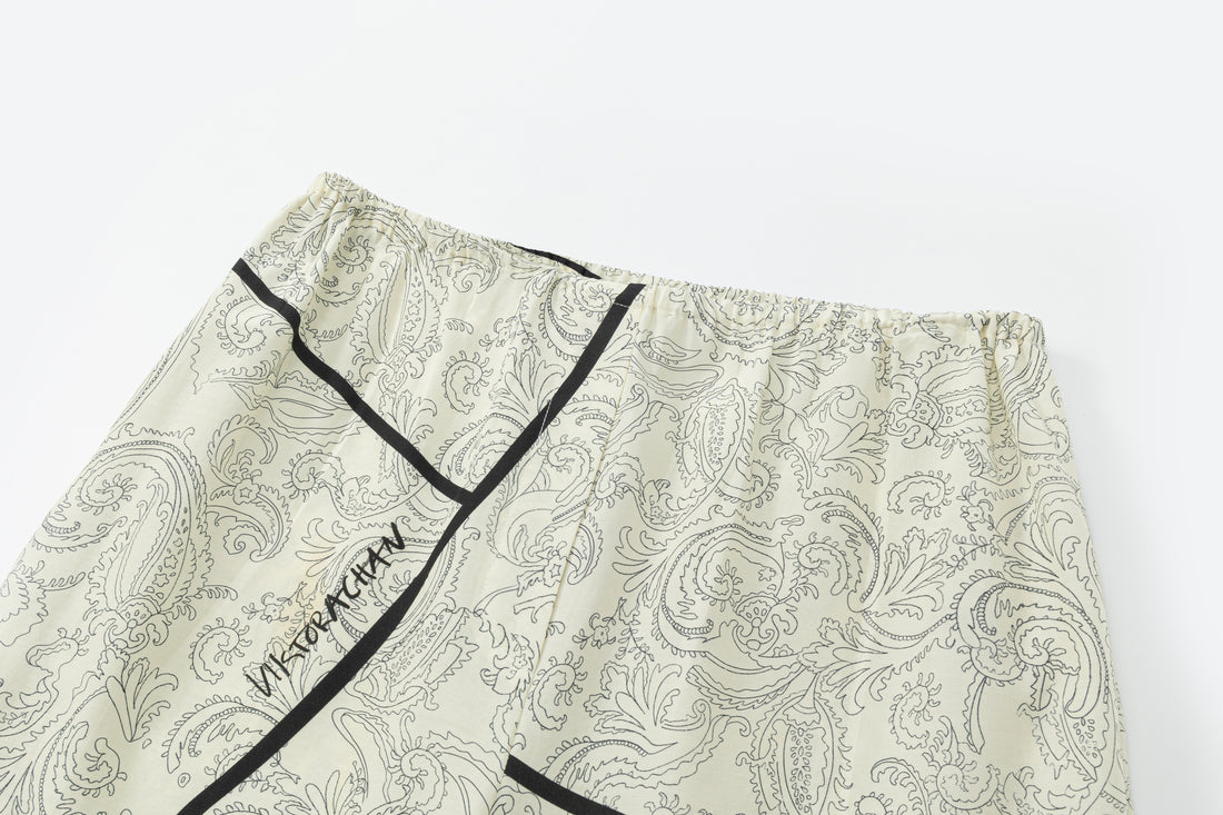 Roma silk trousers