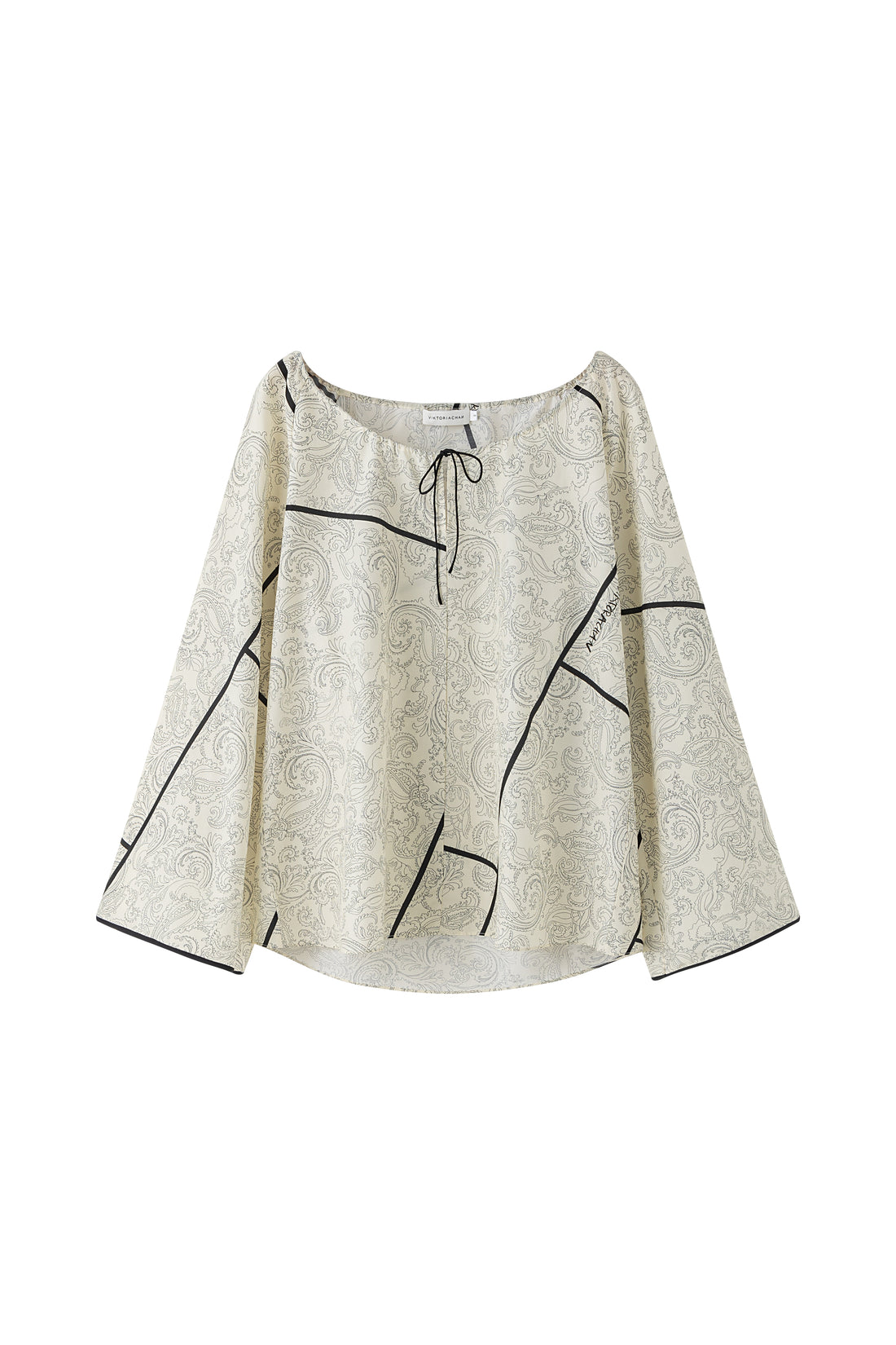Roma silk blouse
