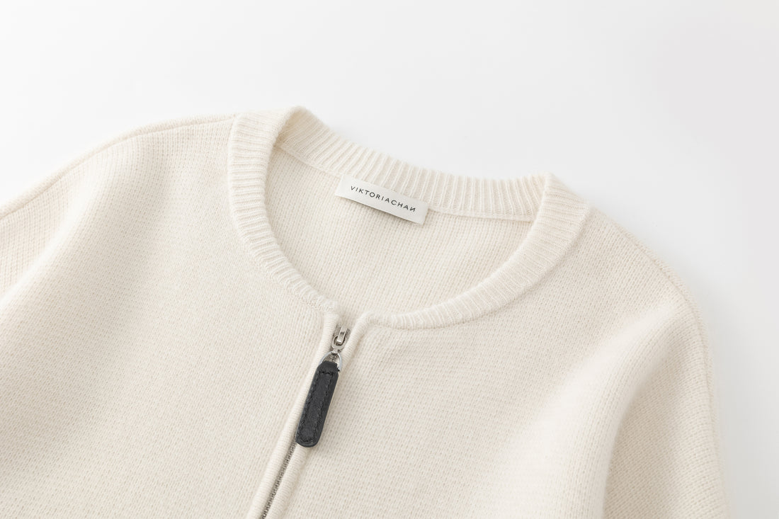 Capri zipper cardigan