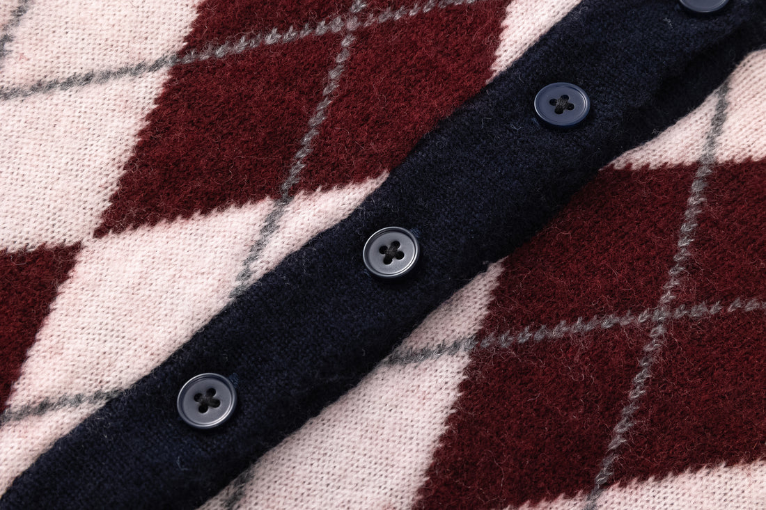 Araki checked knit