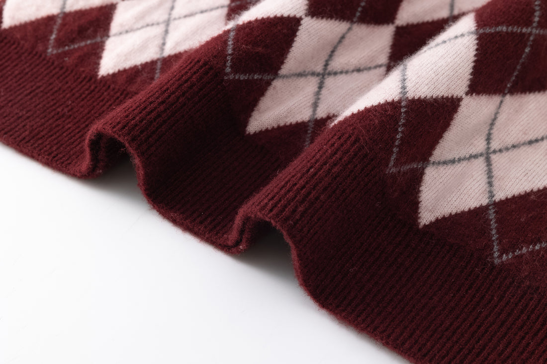 Araki checked knit