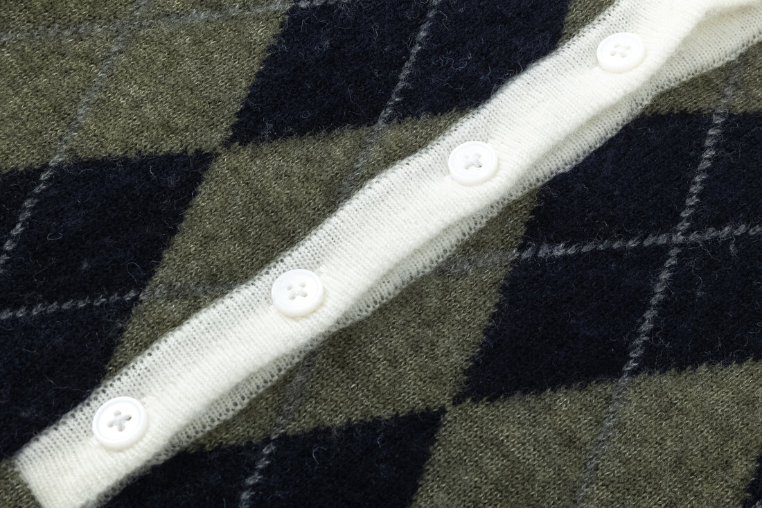 Araki checked knit