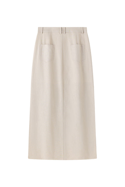 Carwen linen skirt