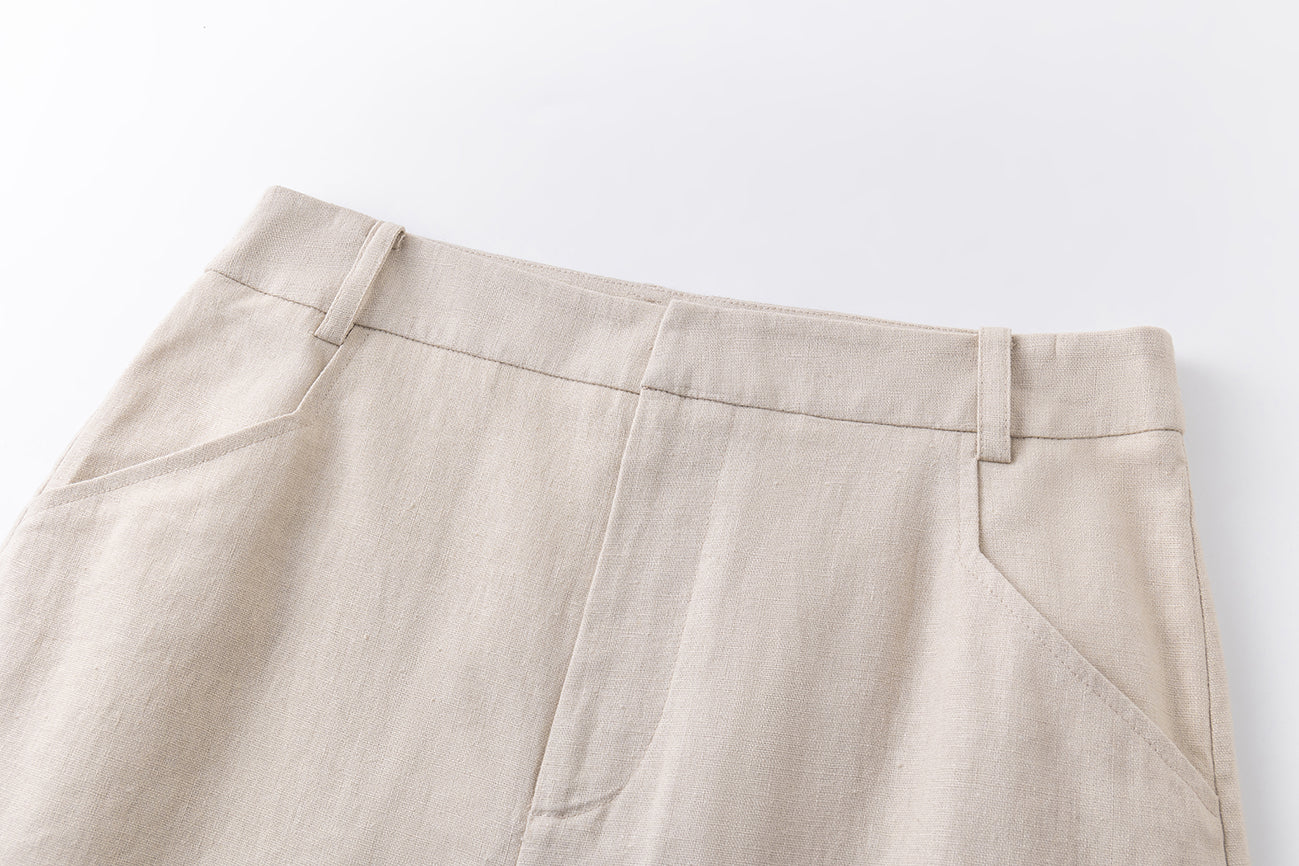 Carwen linen skirt